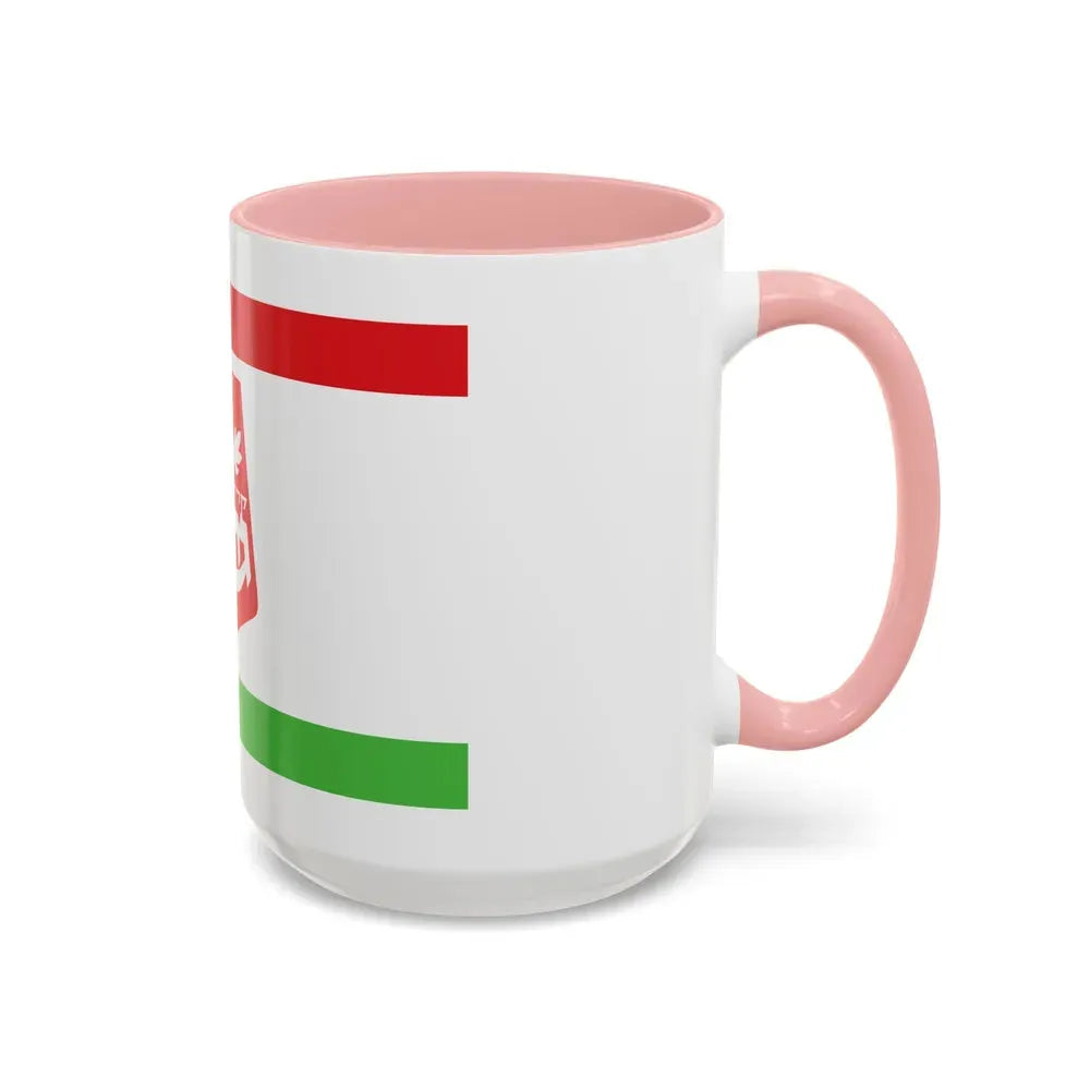 Flag of Qiryat Gat Israel - Accent Coffee Mug - Go Mug Yourself