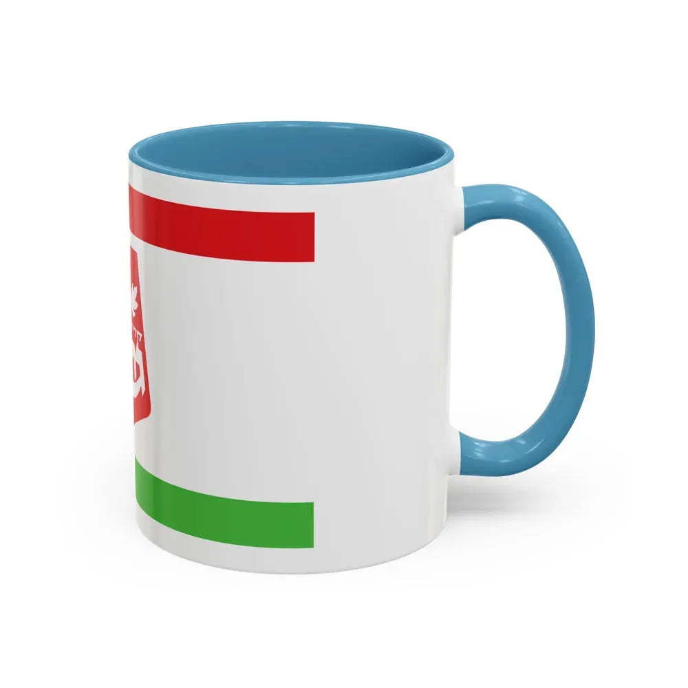 Flag of Qiryat Gat Israel - Accent Coffee Mug - Go Mug Yourself