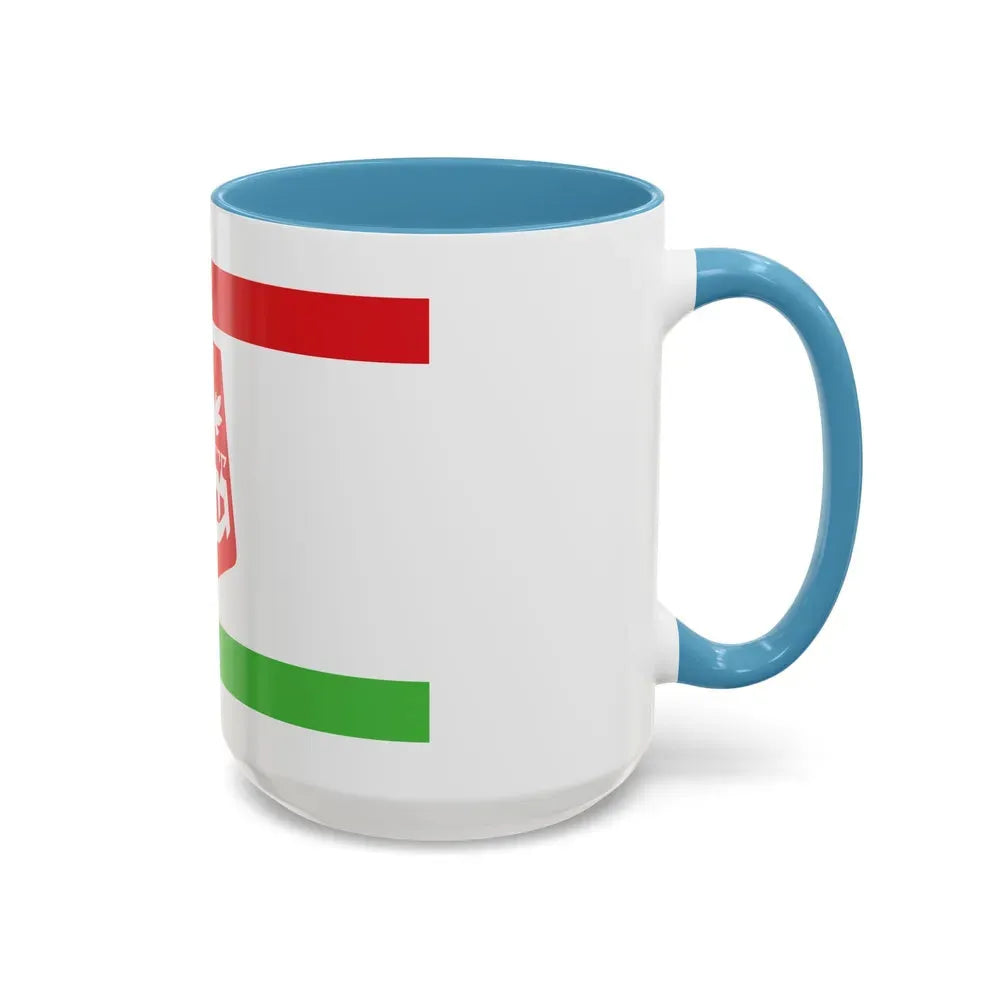 Flag of Qiryat Gat Israel - Accent Coffee Mug - Go Mug Yourself
