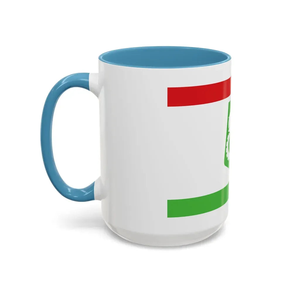 Flag of Qiryat Gat Israel - Accent Coffee Mug - Go Mug Yourself