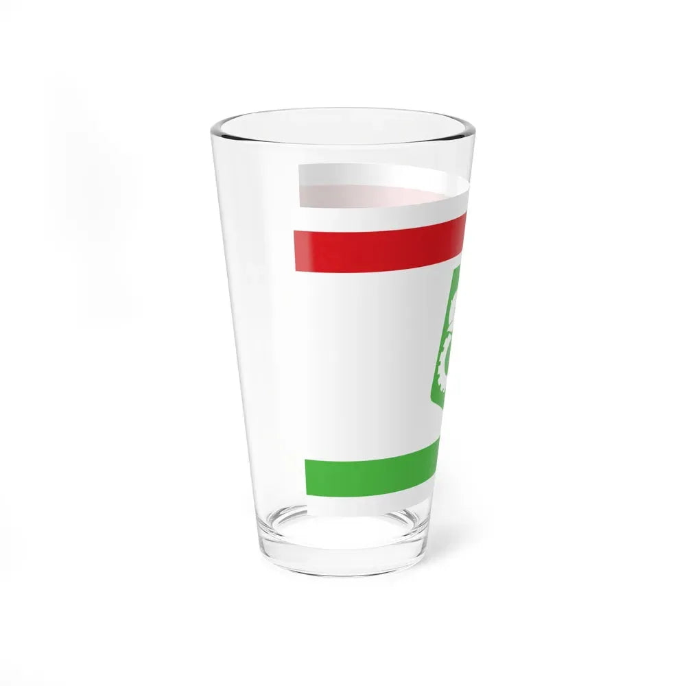 Flag of Qiryat Gat Israel - Pint Glass 16oz - Go Mug Yourself