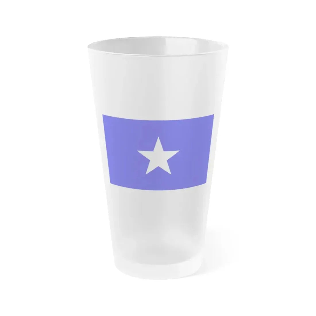 Flag of Qrendi 1993 to 2000 Malta - Frosted Pint Glass 16oz 16oz Frosted - Go Mug Yourself