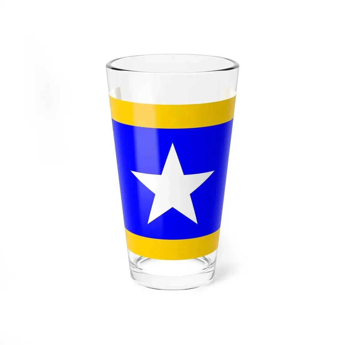 Flag of Qrendi Malta - Pint Glass 16oz 16oz - Go Mug Yourself