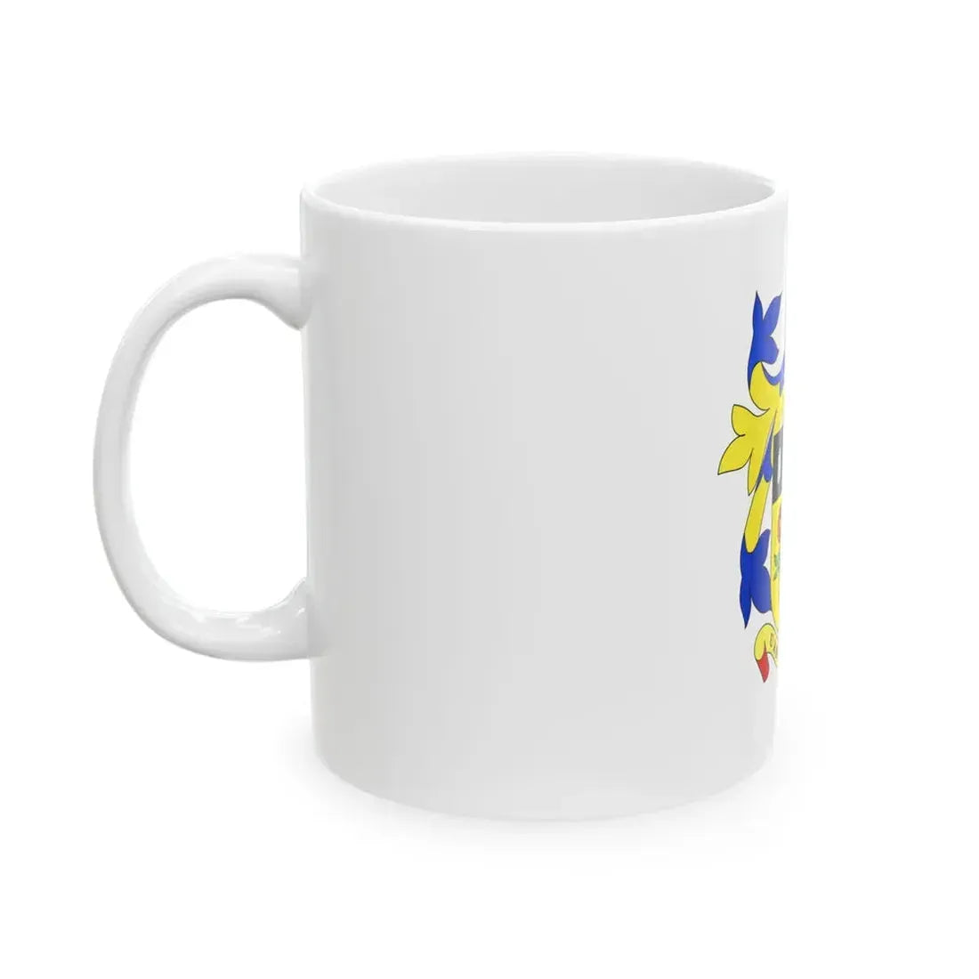 Flag of Quatre Bornes (Mauritius) White Coffee Mug - Go Mug Yourself