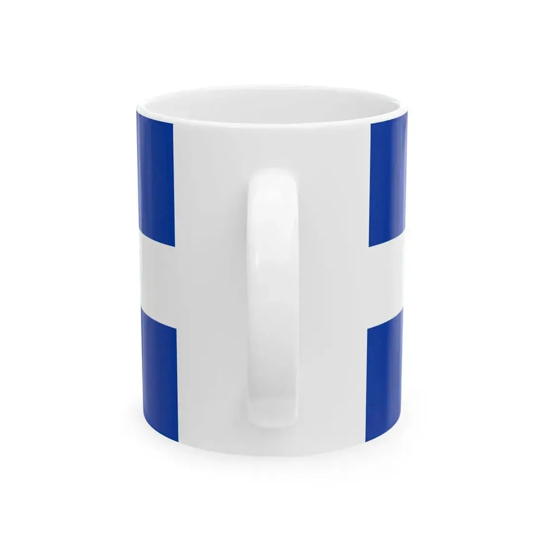 Flag of Quebec 1-2 (Canada) White Coffee Mug - Go Mug Yourself