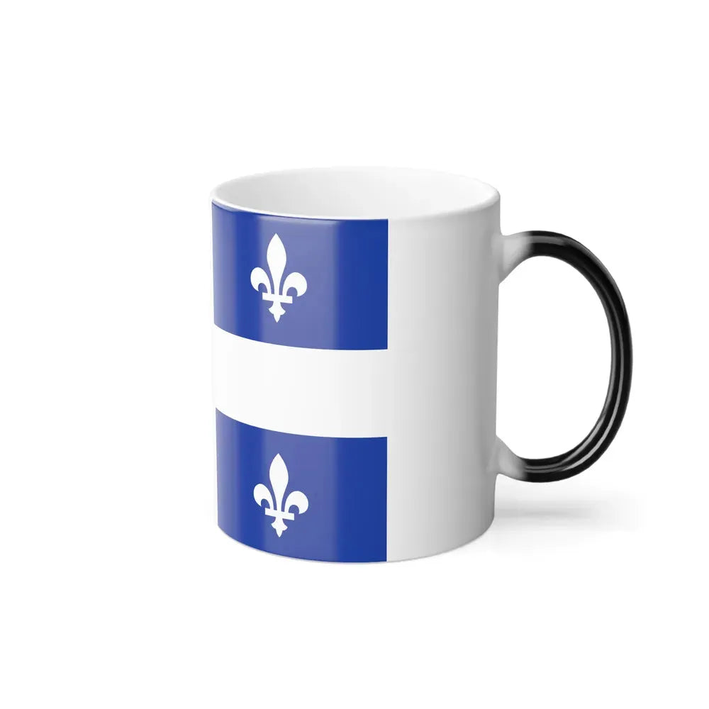 Flag of Quebec Canada - Color Changing Coffee Mug - Go Mug Yourself