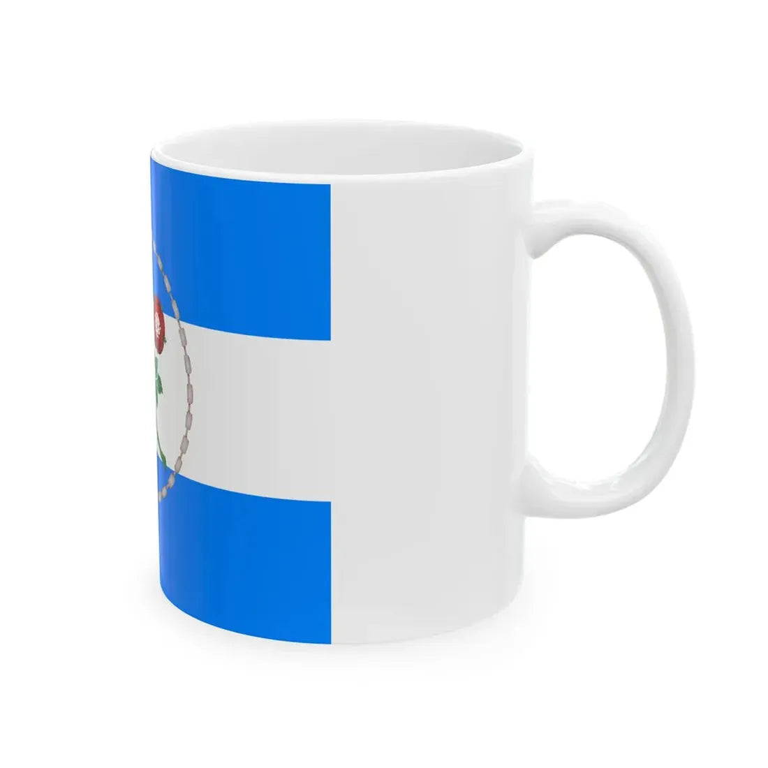 Flag of Queens New York (United States) White Coffee Mug - Go Mug Yourself