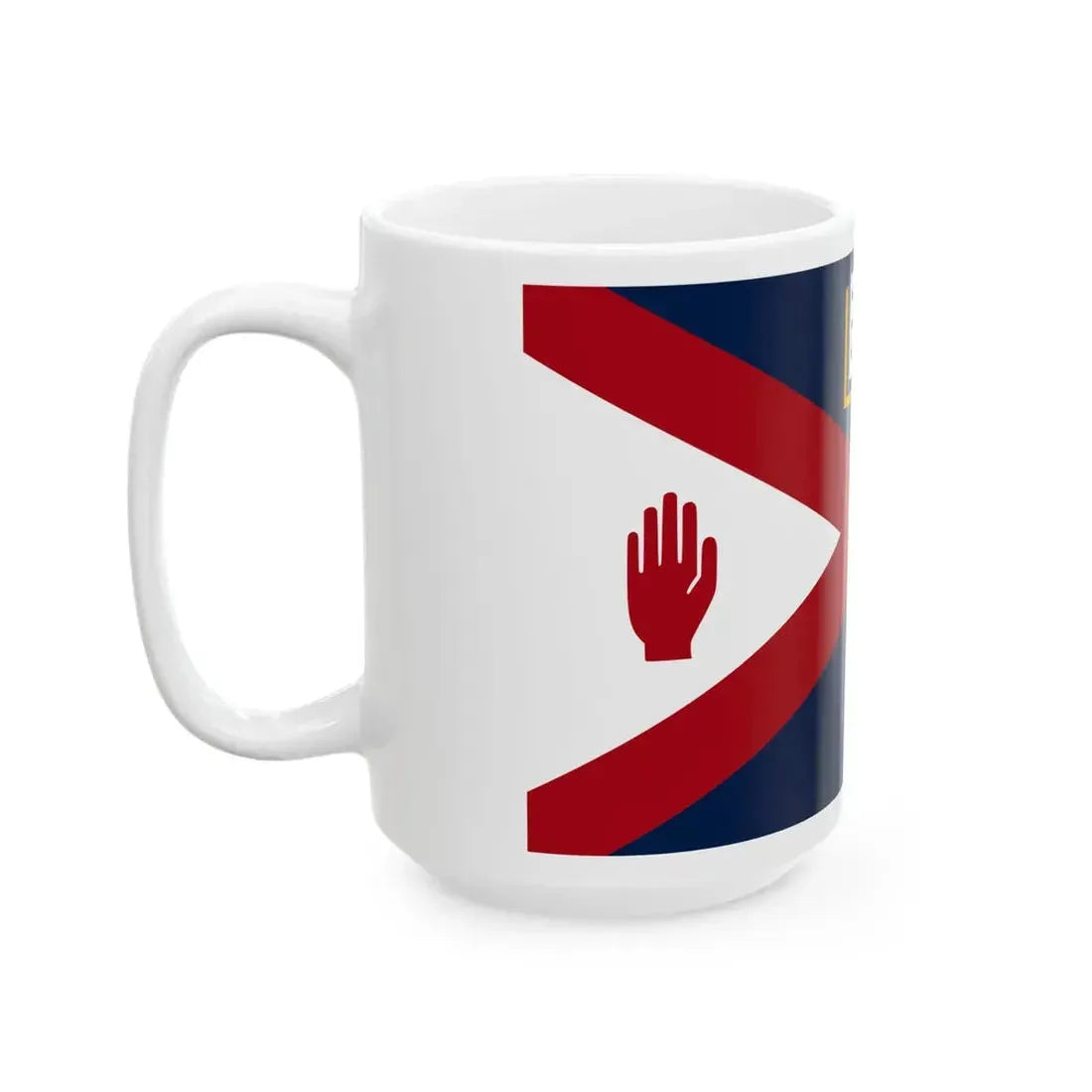 Flag of Queens University Belfast (Ireland) White Coffee Mug - Go Mug Yourself