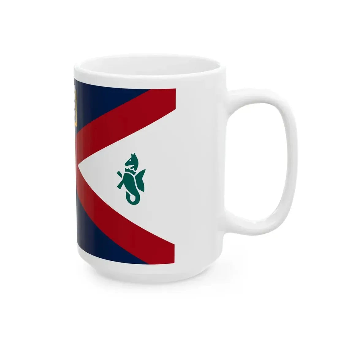 Flag of Queens University Belfast (Ireland) White Coffee Mug - Go Mug Yourself