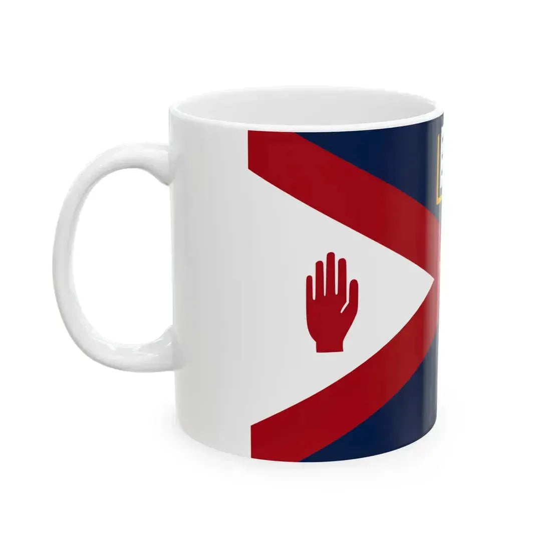 Flag of Queens University Belfast (Ireland) White Coffee Mug - Go Mug Yourself