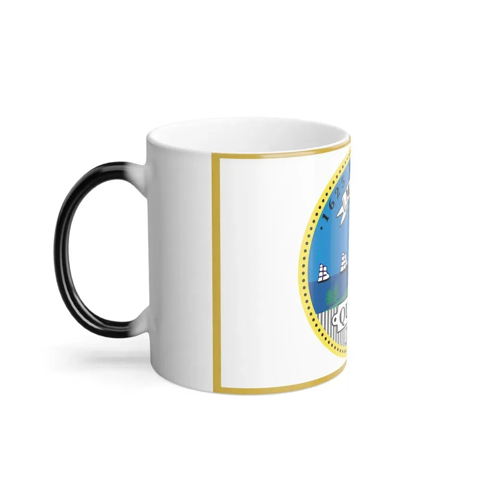 Flag of Quincy, Massachusetts - Color Changing Coffee Mug - Go Mug Yourself