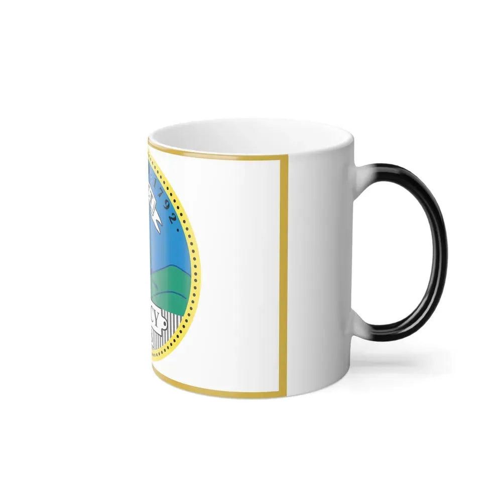 Flag of Quincy, Massachusetts - Color Changing Coffee Mug - Go Mug Yourself