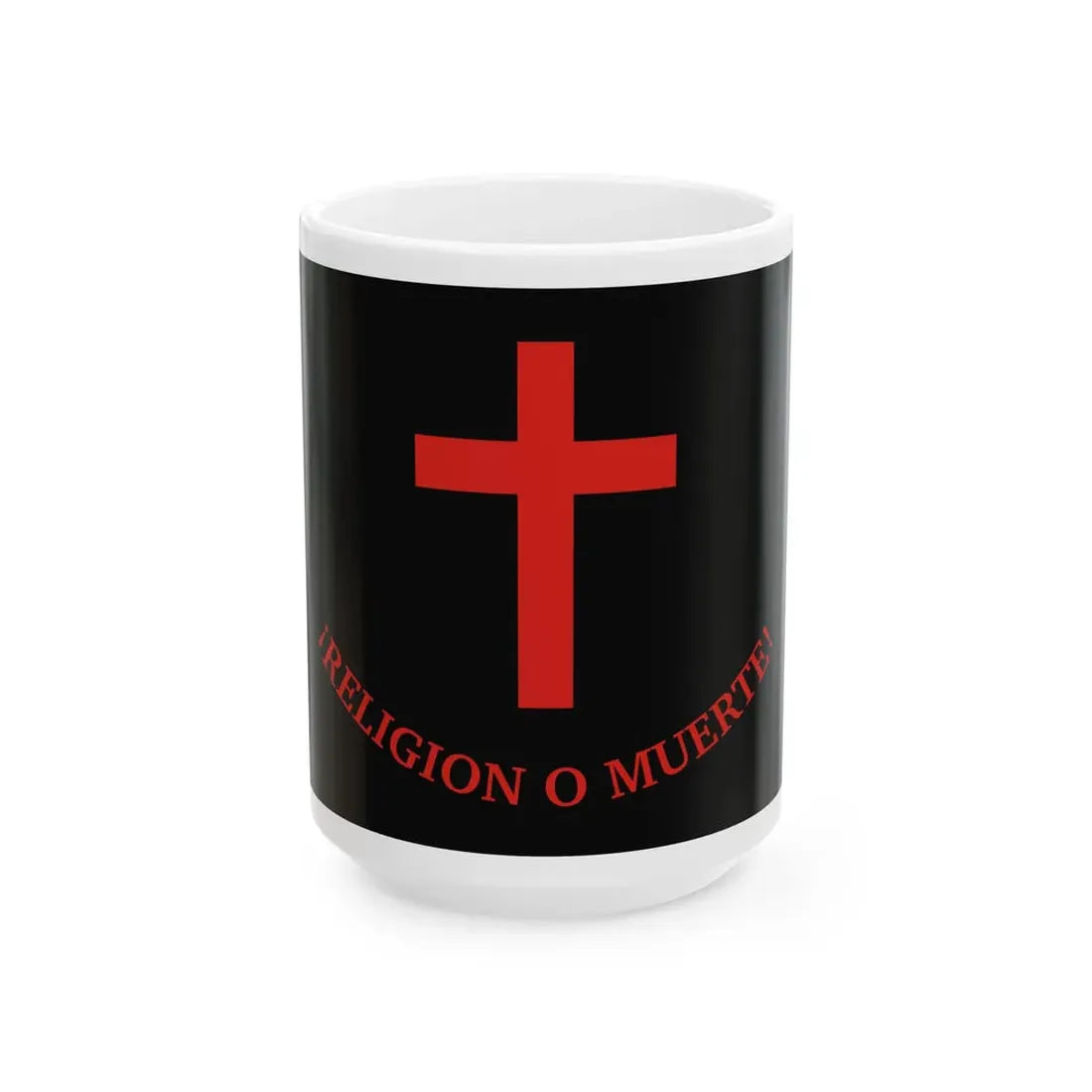 Flag of Quiroga 2 (Argentina) White Coffee Mug 15oz - Go Mug Yourself
