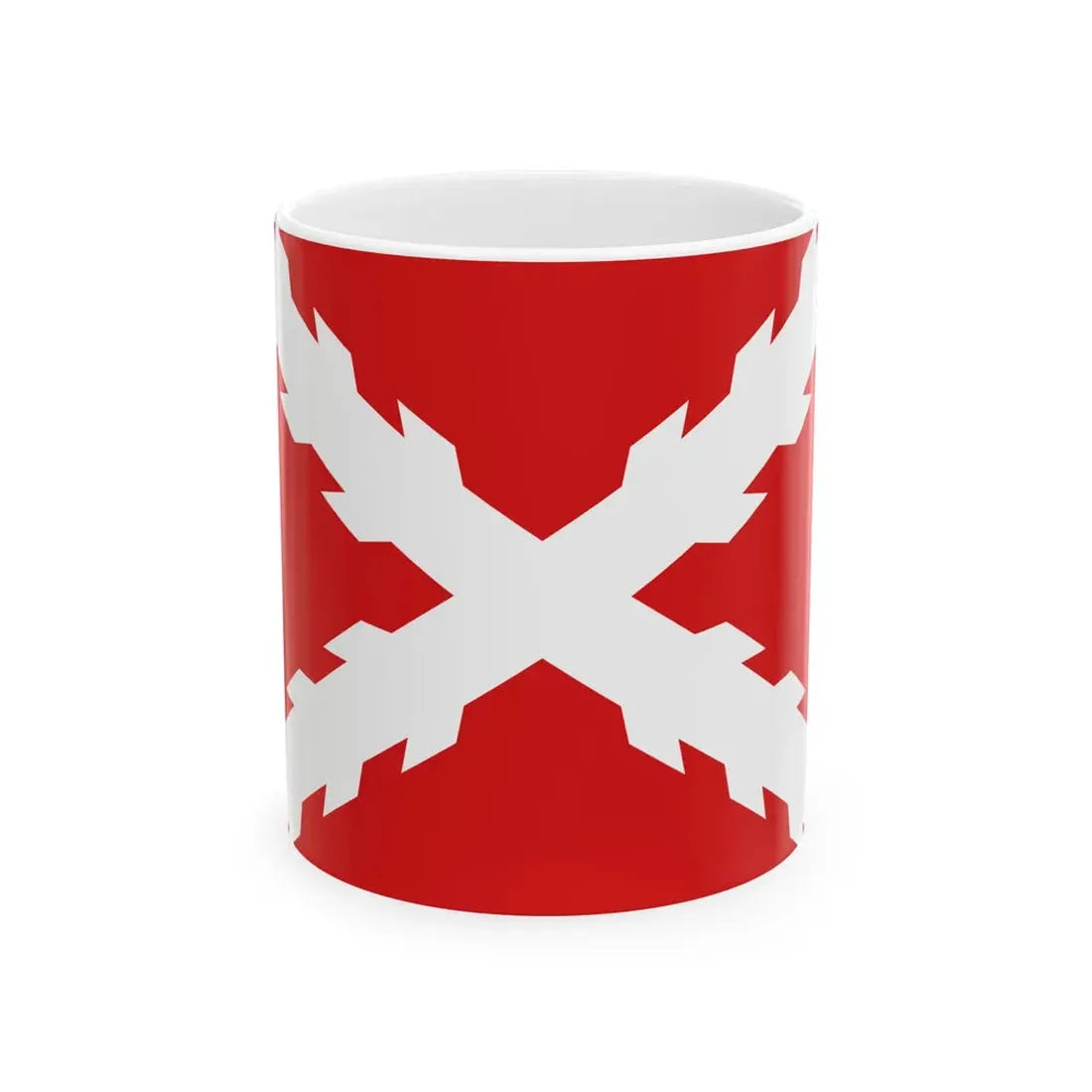 Flag of Quito Revolution 1809-1812 (Ecuador) White Coffee Mug 11oz - Go Mug Yourself