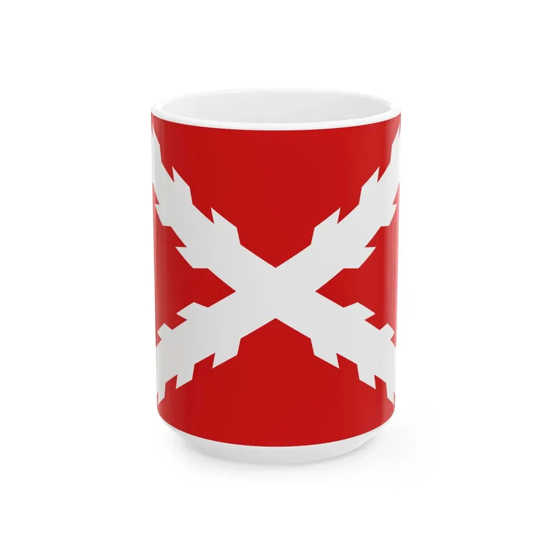 Flag of Quito Revolution 1809-1812 (Ecuador) White Coffee Mug 15oz - Go Mug Yourself