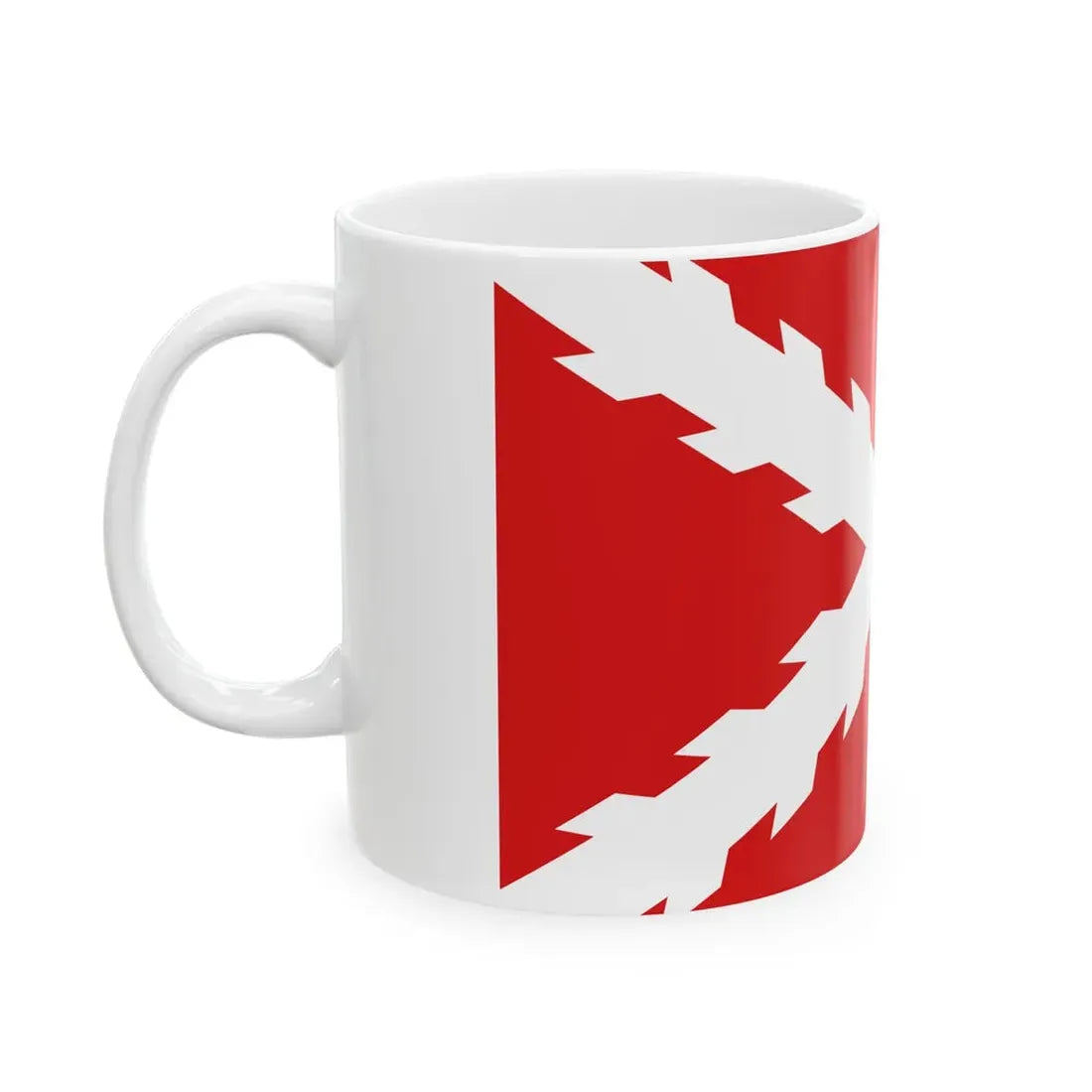 Flag of Quito Revolution 1809-1812 (Ecuador) White Coffee Mug - Go Mug Yourself