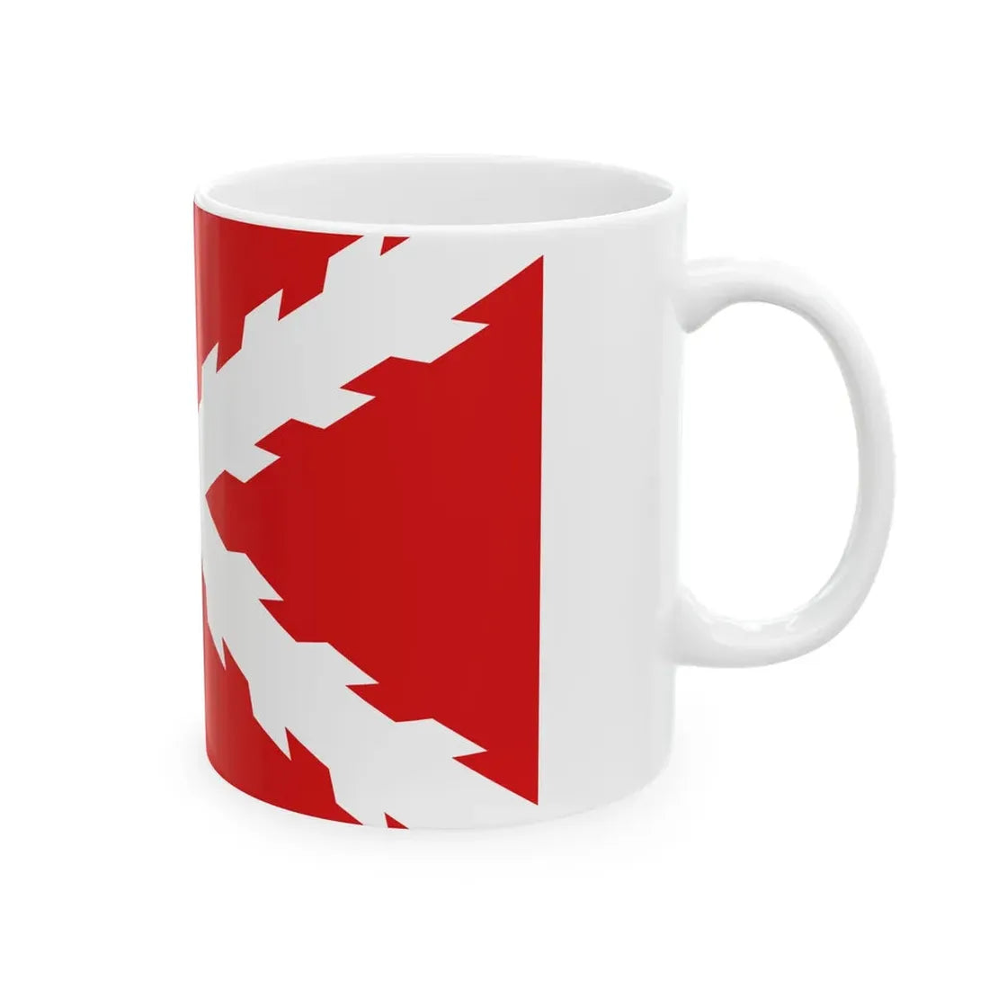 Flag of Quito Revolution 1809-1812 (Ecuador) White Coffee Mug - Go Mug Yourself