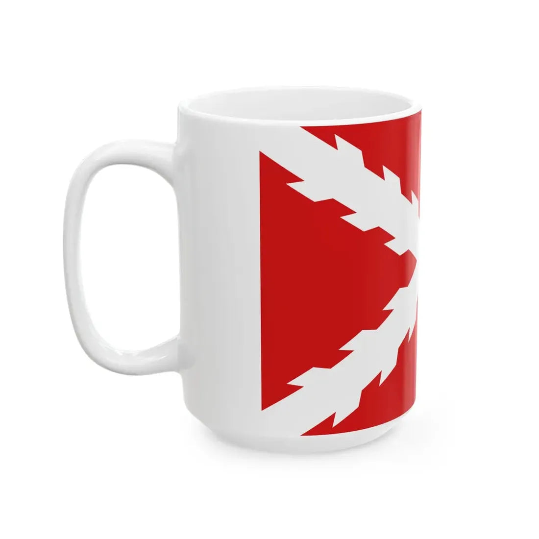 Flag of Quito Revolution 1809-1812 (Ecuador) White Coffee Mug - Go Mug Yourself