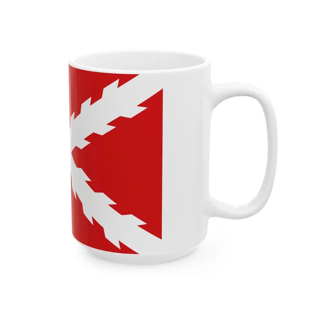 Flag of Quito Revolution 1809-1812 (Ecuador) White Coffee Mug - Go Mug Yourself