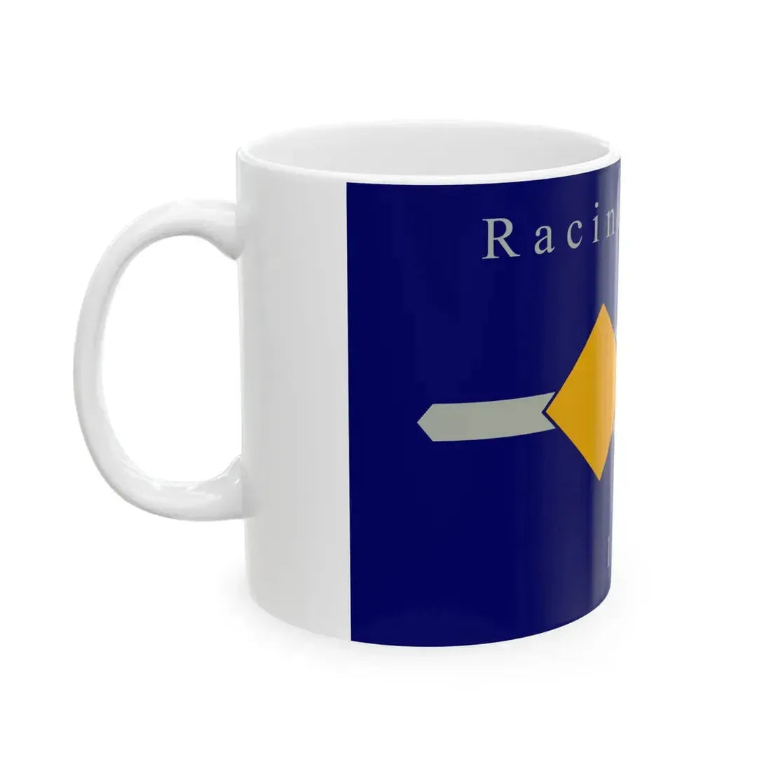 Flag of Racine County Wisconsin (United States) White Coffee Mug - Go Mug Yourself