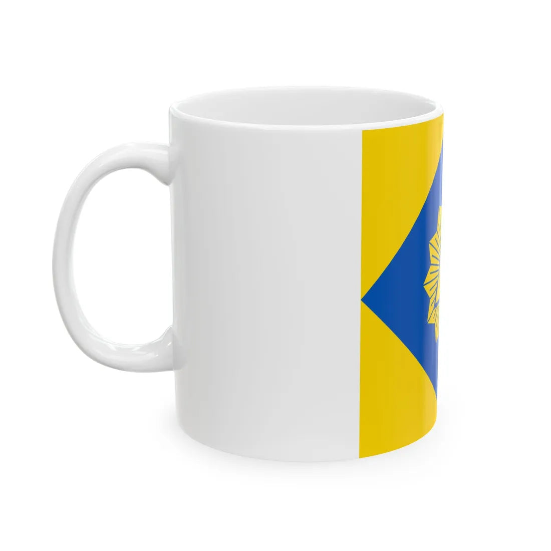 Flag of Radekhiv (Ukraine) White Coffee Mug - Go Mug Yourself
