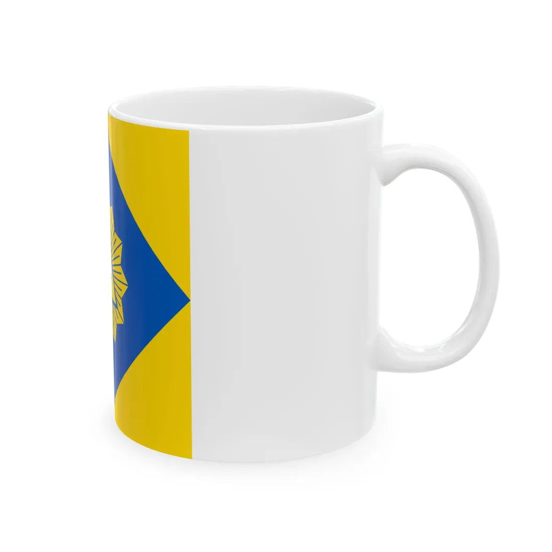Flag of Radekhiv (Ukraine) White Coffee Mug - Go Mug Yourself