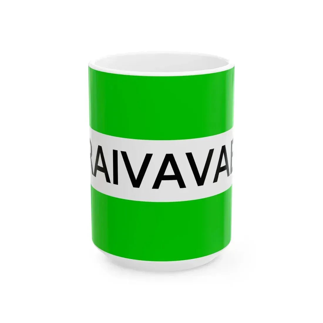 Flag of Raivavae (France) White Coffee Mug 15oz - Go Mug Yourself