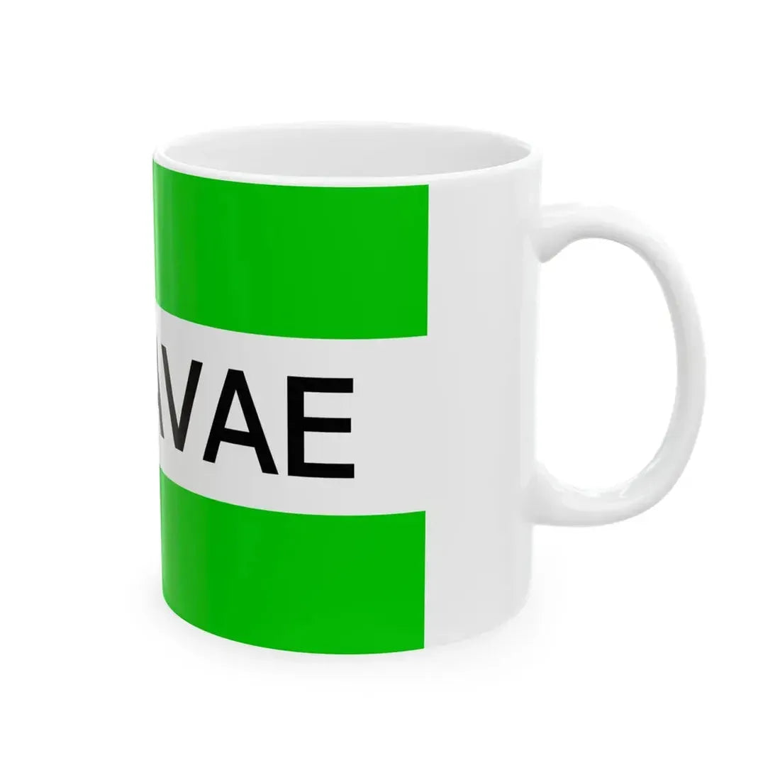 Flag of Raivavae (France) White Coffee Mug - Go Mug Yourself
