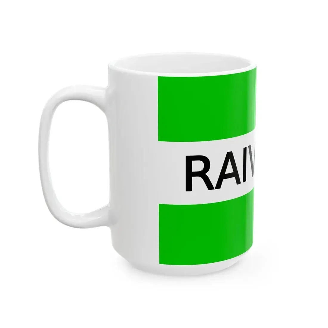 Flag of Raivavae (France) White Coffee Mug - Go Mug Yourself