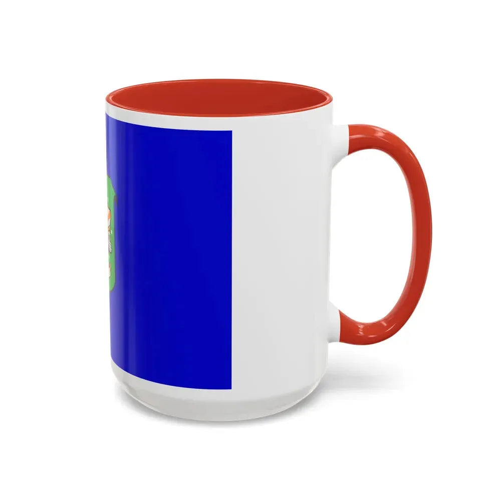 Flag of Ramat Gan Israel - Accent Coffee Mug - Go Mug Yourself