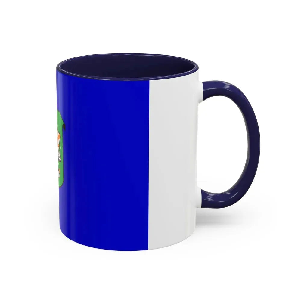 Flag of Ramat Gan Israel - Accent Coffee Mug - Go Mug Yourself