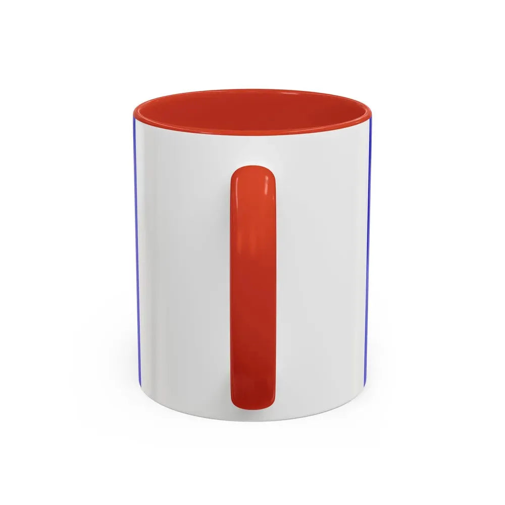 Flag of Ramat Gan Israel - Accent Coffee Mug - Go Mug Yourself