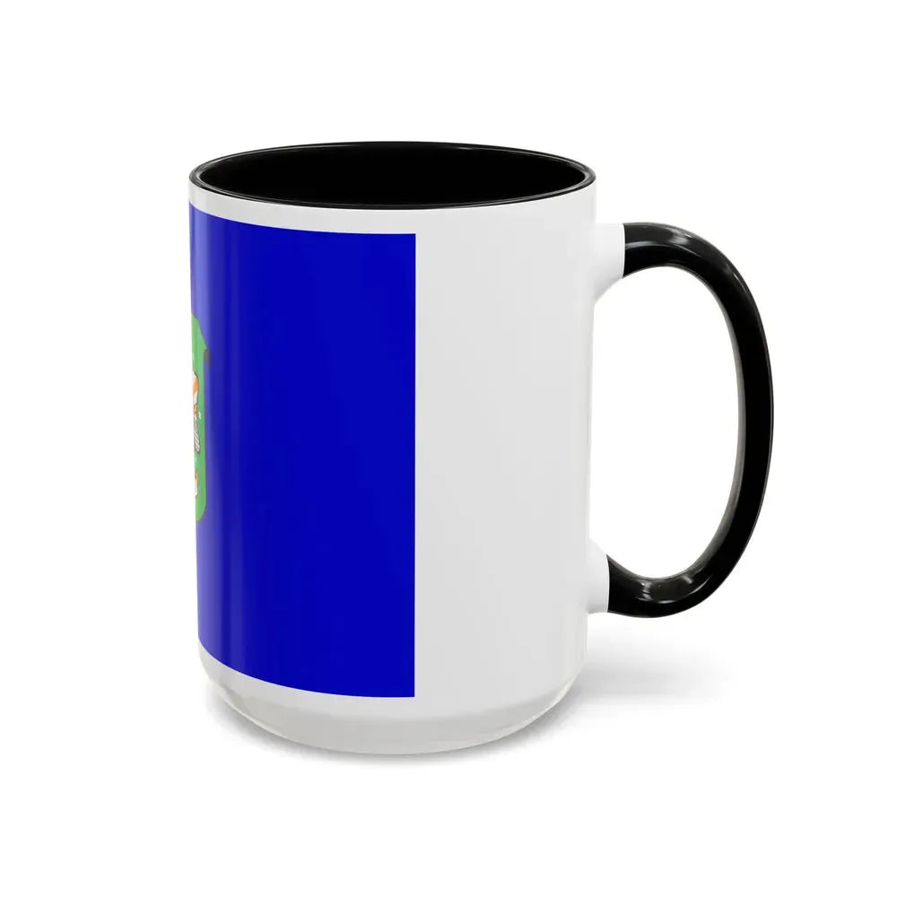 Flag of Ramat Gan Israel - Accent Coffee Mug - Go Mug Yourself