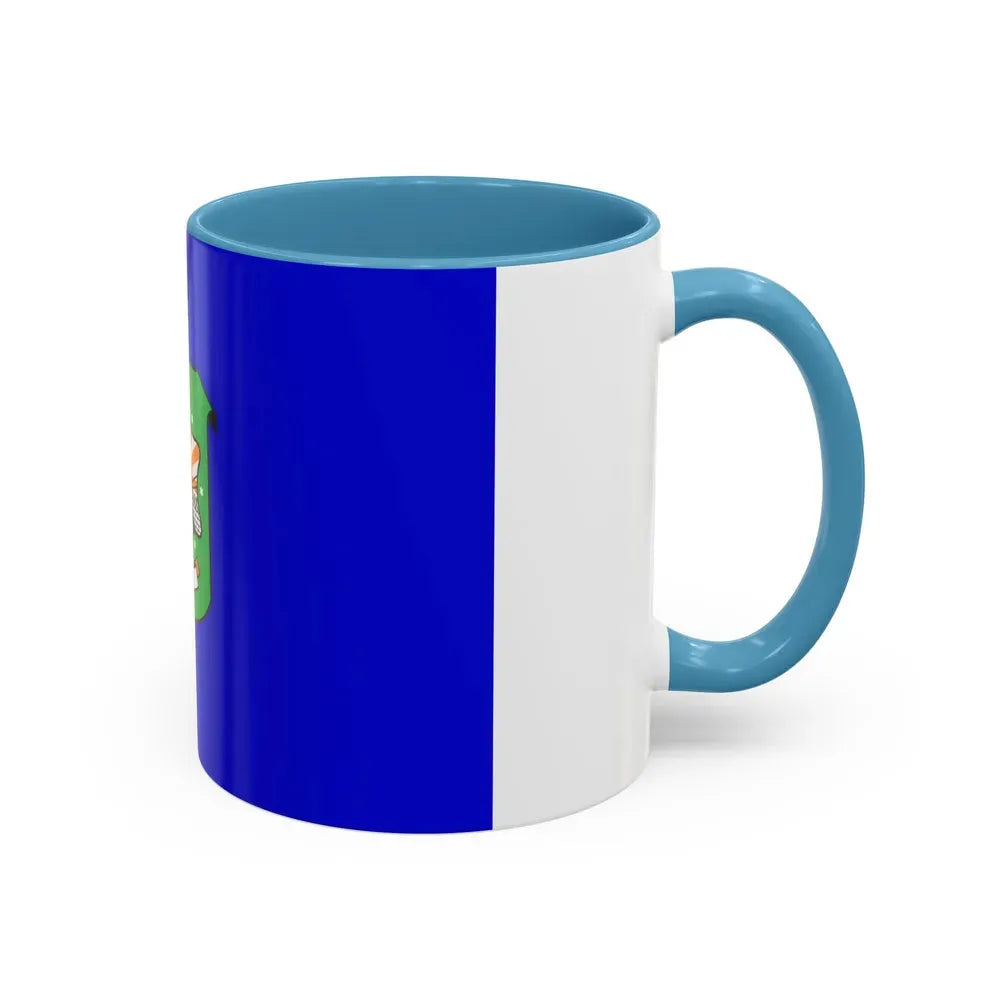 Flag of Ramat Gan Israel - Accent Coffee Mug - Go Mug Yourself