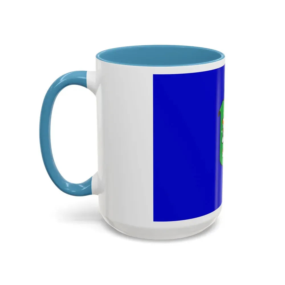 Flag of Ramat Gan Israel - Accent Coffee Mug - Go Mug Yourself
