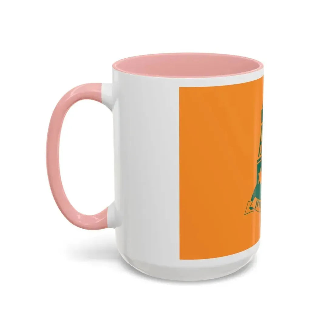 Flag of Ramat HaSharon Israel - Accent Coffee Mug - Go Mug Yourself