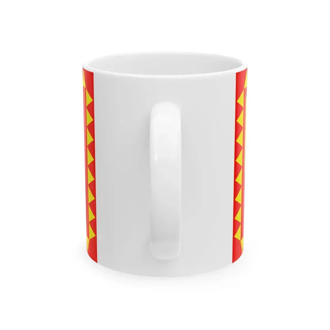 Flag of Rankovce Municipality (North Macedonia) White Coffee Mug - Go Mug Yourself