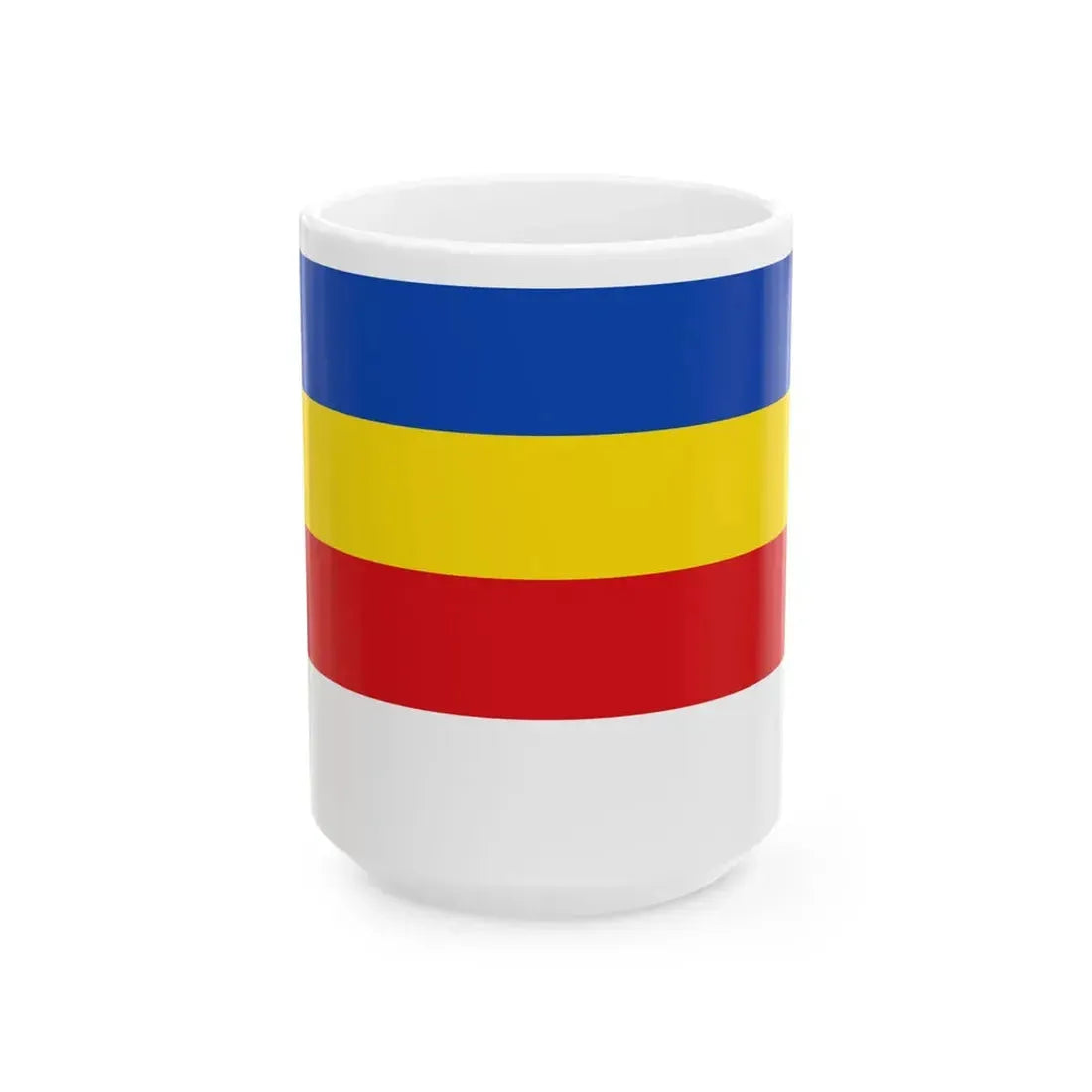 Flag of Ranst (Belgium) White Coffee Mug 15oz - Go Mug Yourself