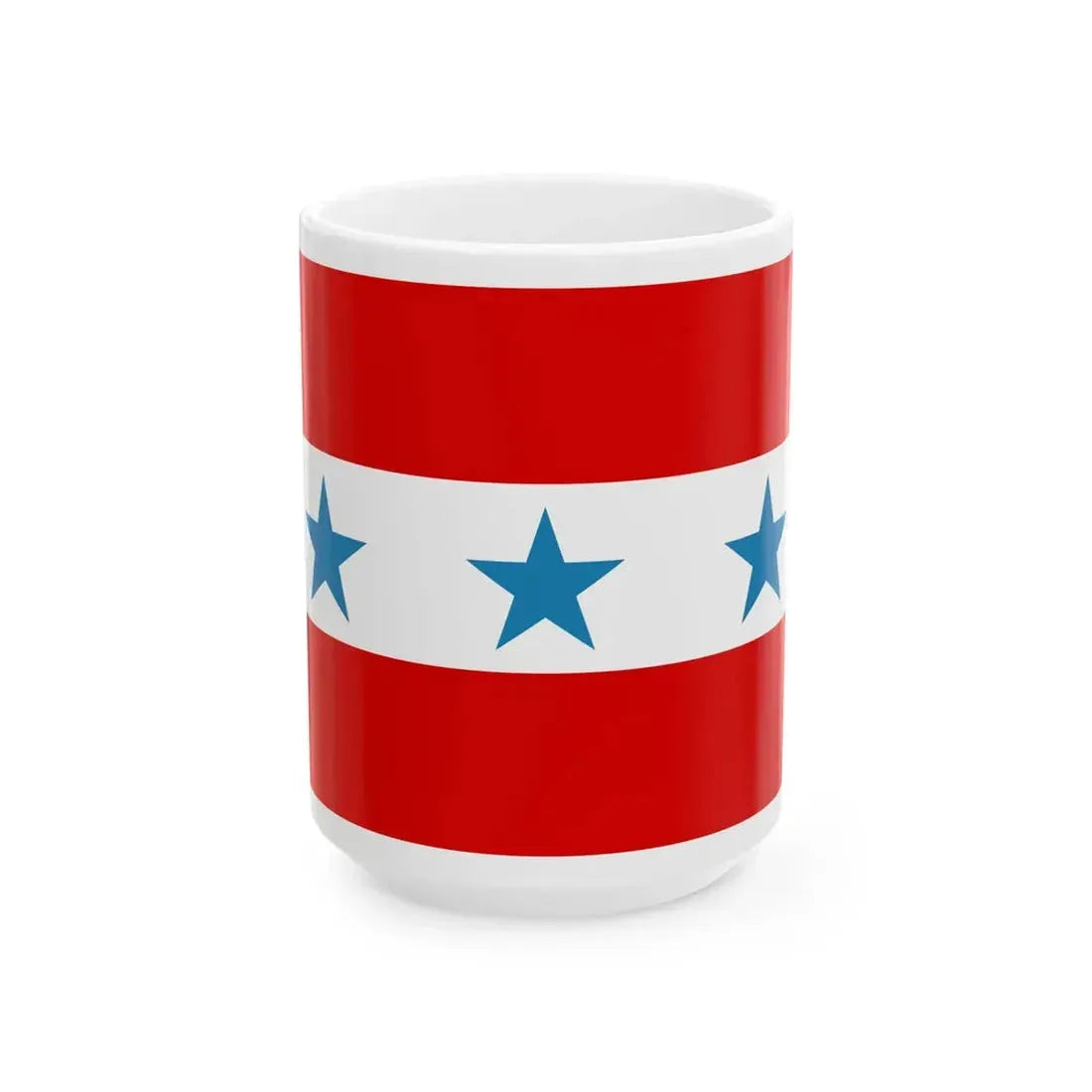 Flag of Rarotonga 1858-1888 (New Zealand) White Coffee Mug 15oz - Go Mug Yourself