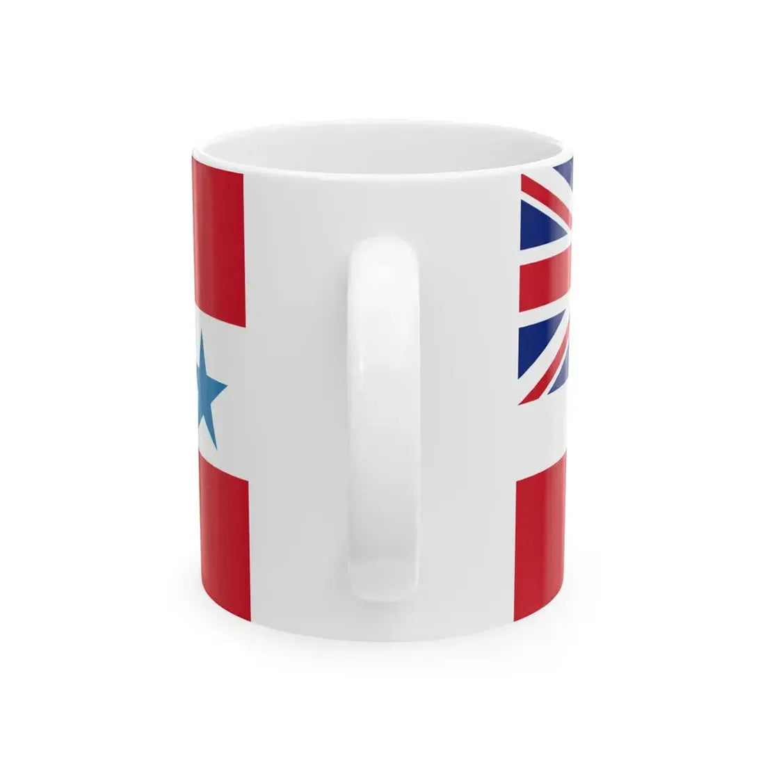 Flag of Rarotonga 1888-1893 (New Zealand) White Coffee Mug - Go Mug Yourself