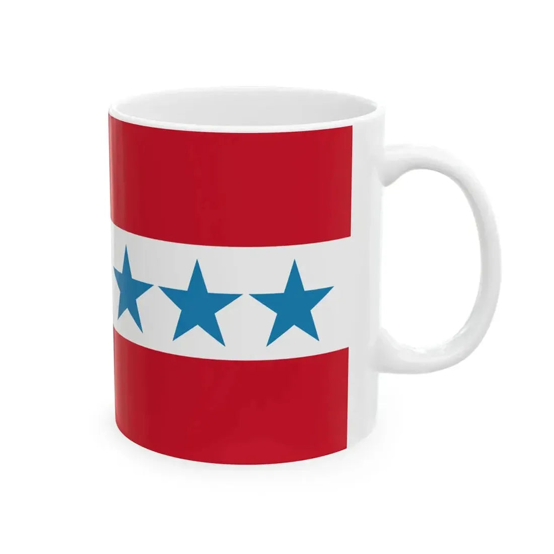 Flag of Rarotonga 1888-1893 (New Zealand) White Coffee Mug - Go Mug Yourself