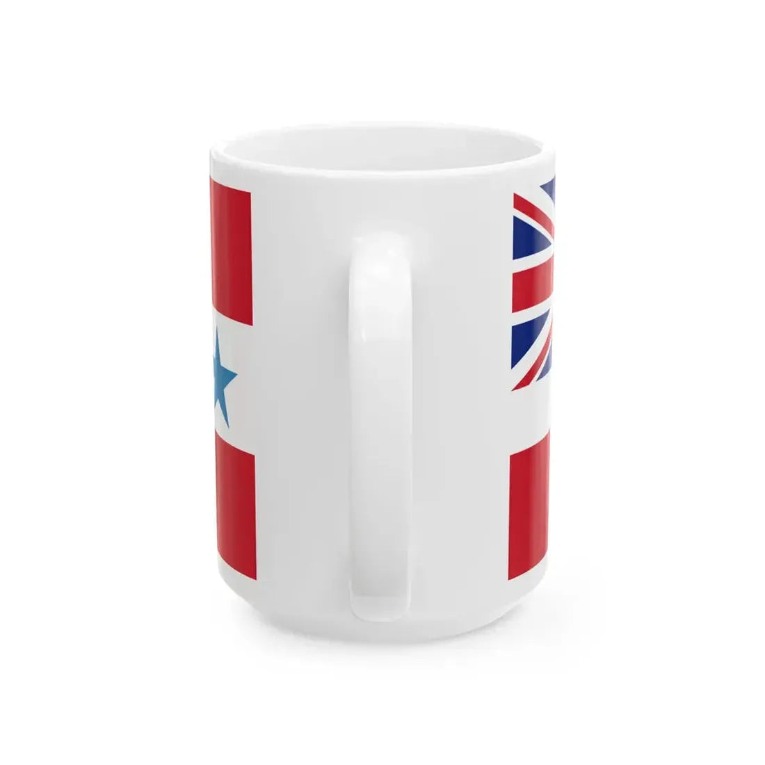 Flag of Rarotonga 1888-1893 (New Zealand) White Coffee Mug - Go Mug Yourself