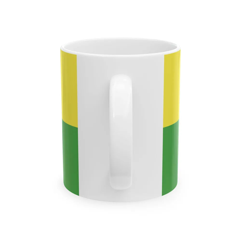 Flag of Rasony (Belarus) White Coffee Mug - Go Mug Yourself