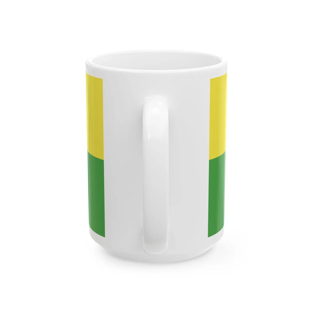 Flag of Rasony (Belarus) White Coffee Mug - Go Mug Yourself