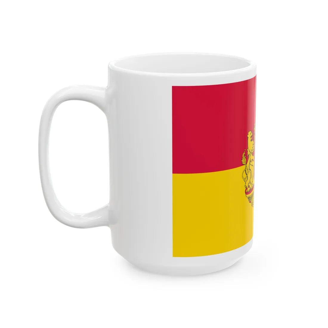 Flag of Raspberry Ukraine 2 (Ukraine) White Coffee Mug - Go Mug Yourself