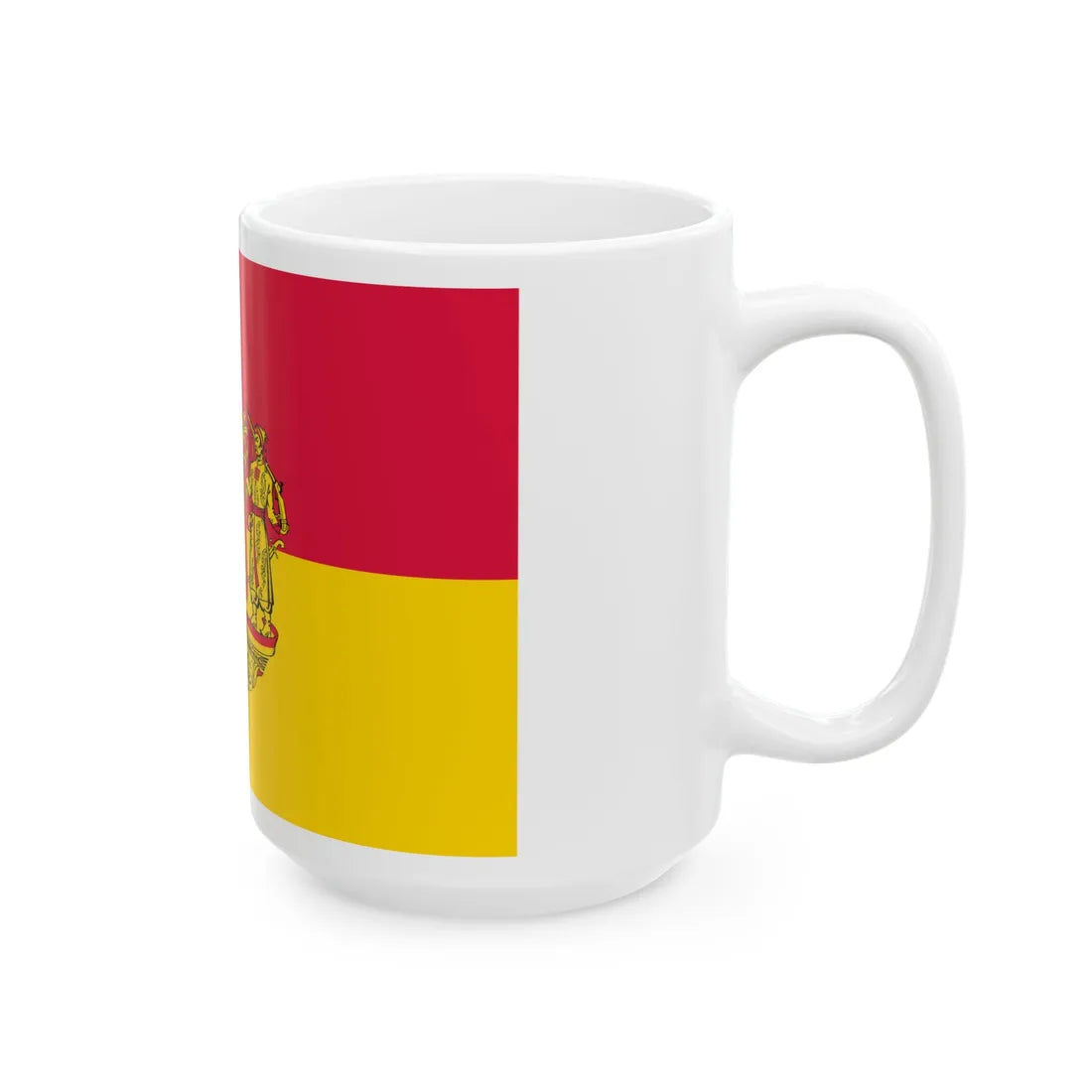 Flag of Raspberry Ukraine 2 (Ukraine) White Coffee Mug - Go Mug Yourself