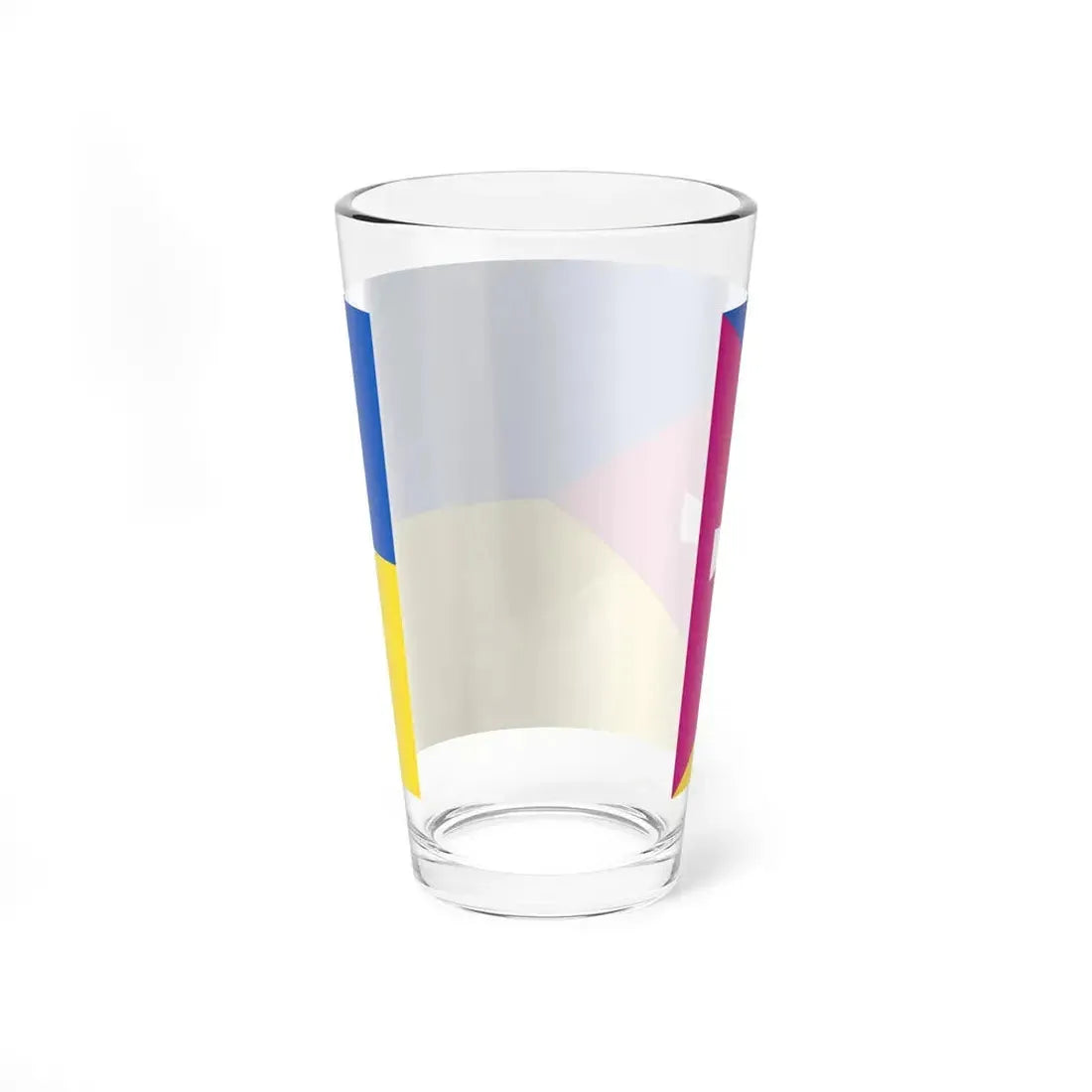 Flag of Raspberry Ukraine 2014 (Ukraine) Pint Glass 16oz - Go Mug Yourself