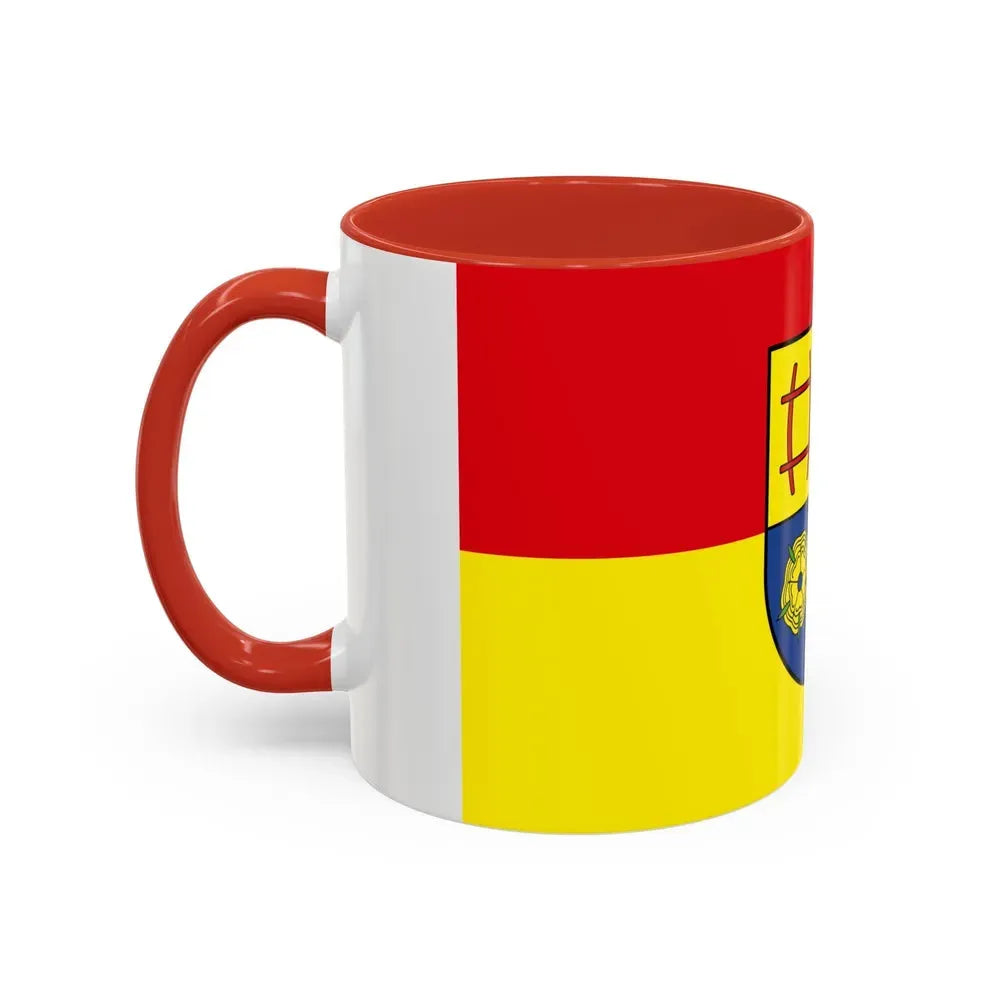 Flag of Rastatt Germany - Accent Coffee Mug - Go Mug Yourself