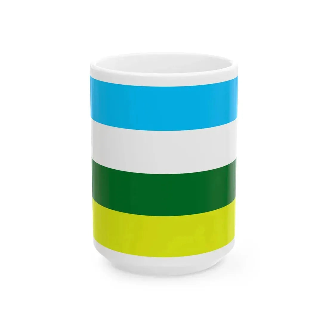 Flag of Rastriya Prajatantra Party (Nepal) White Coffee Mug 15oz - Go Mug Yourself
