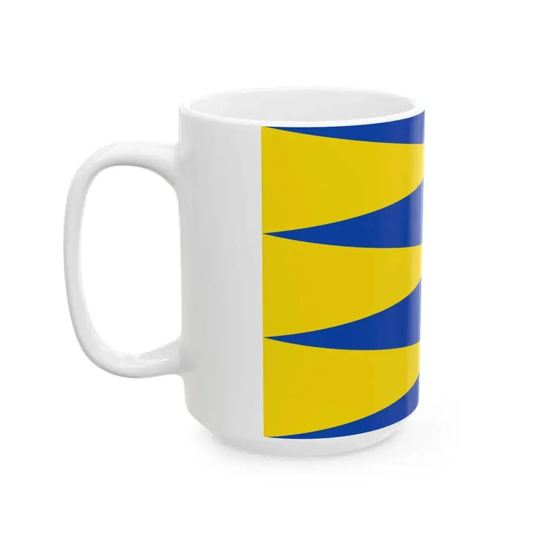 Flag of Ravels (Belgium) White Coffee Mug - Go Mug Yourself